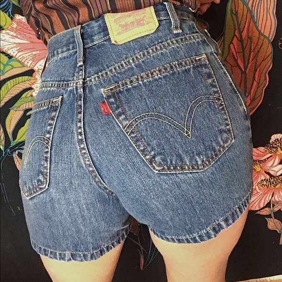 Levi's Pants - VINTAGE / 1990s Red Tab Levi High Waist Short